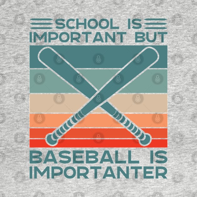 School is Important but Baseball is Importanter by BramCrye